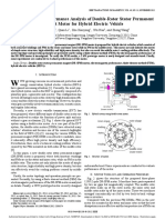 Electromagnetic Performance Analysis of Double-Rotor Stator Permanent Magnet Motor For Hybrid Electric Vehicle