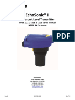 Echosonic® Ii: Ultrasonic Level Transmitter