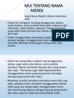 MUI Larang Penamaan Produk Makanan Menggunakan Kata Larangan