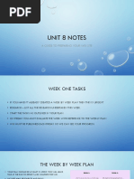 Unit 8 Notes