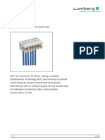 RAST 2.5 Connector Technical Specifications