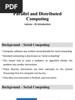 Parallel and Distributed Computing