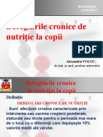 Dereglarile de Nutritie - Stomatologie