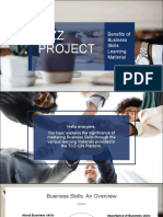 Bizz Project: Benefits of Business Skills Learning Matierial