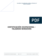 Guias Certificación Ocupacional para Personal de Taladros