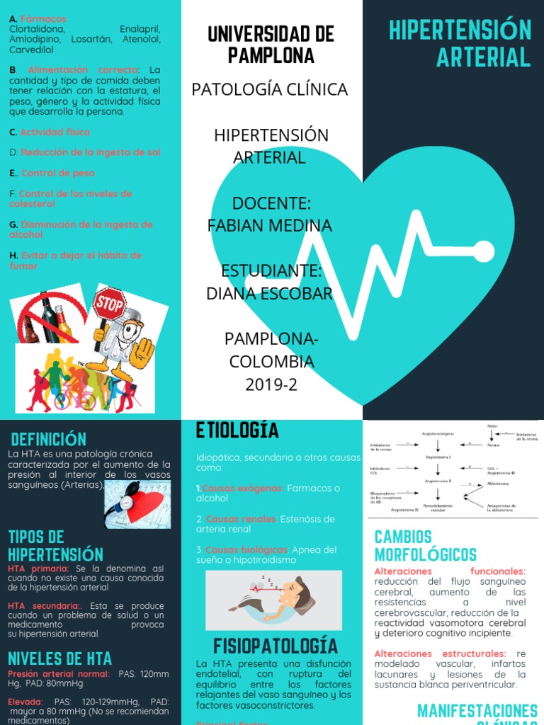 Folleto HTA | PDF | Hipertensión | Especialidades Medicas