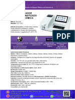 Analizador de Bioquimica BIOELAB ES-100C