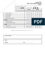 Junior 2 Self Assessment Term 2