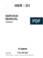 Finisher - D1: Service Manual