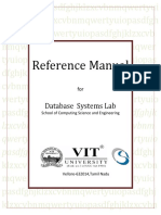 Reference Material Manual for Dbms