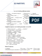 Les Articles Partitifs: L'article Partitif Complétez Les Phrases Avec L'article Partitif Qui Convient