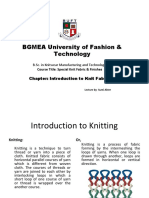 BGMEA University of Fashion & Technology: Chapter: Introduction To Knit Fabric