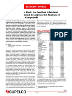 Carbotrap Carbon Black: An Excellent Adsorbent For Solvent or Thermal Desorption/GC Analyses of Airborne Organic Compounds