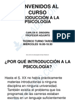 Clase 1 Introduccion Psicologia Ciencia y Profesion T Tarde Disogra 202