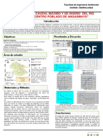 Estimación Del Caudal Maximo Y de Diseño Del Rio Cunas en El Centro Poblado de Angasmayo