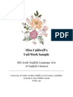 Caldwell - Unit Work Sample
