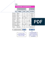 Semena 4 - Excel - Excel de Funciones Estadísticas