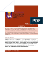 Assalammua Laikum: Content of Ued102