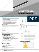 Highlights Ficha Tecnica Mini Titania Led Sobreoponer