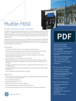 Multilin F650: Grid Solutions