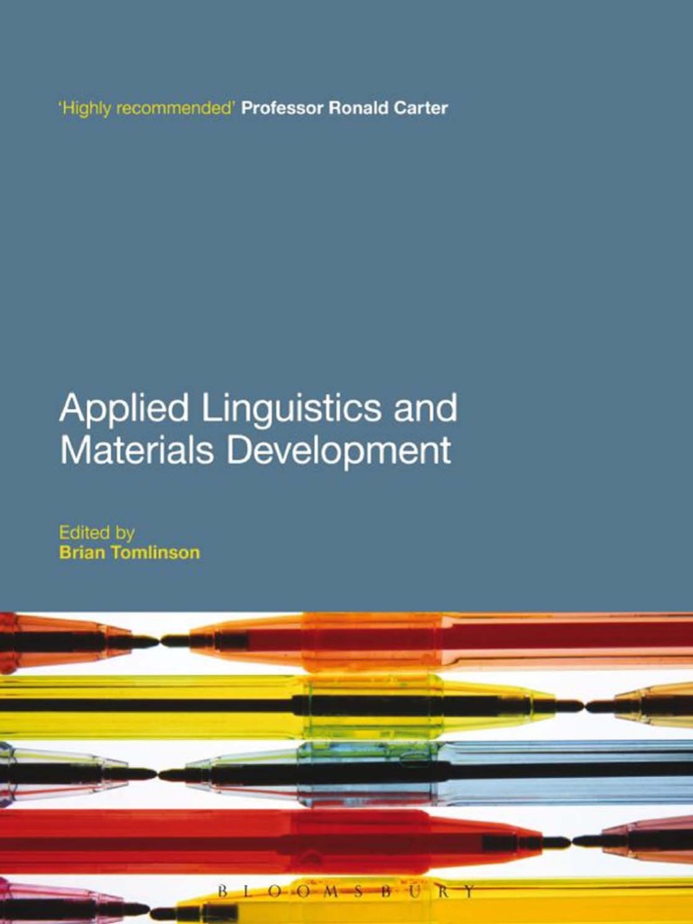 Applied Linguistics and Materials Development | PDF | Second Language ...