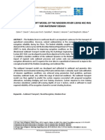 Sediment Transport Model of The Madeira River Using Hec-Ras For Waterway Design