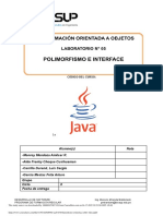 POO Lab 05 Polimorfismo e Interface 2021 1 PDF