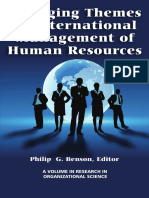 Emerging Themes in International Management of Human Resources