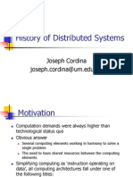 History of Distributed Systems