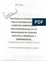 PROTOCOLOS DE BIOSEGURIDAD MINISTERIO DE EDUCACION 2022
