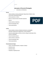 Porgrama Exame Português - ISCAL