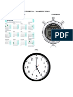 Instrumentos para Medir Masa, Longitud y Tiempo