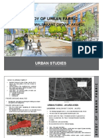 Study of Urban Fabric: Area - Malsakant Chowk, Akurdi