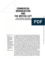 Commercial Broadcasting and The British Left