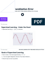 Generalization Error: Elie Kawerk