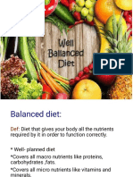 Balanced Diet: by Preeti Lahare