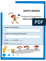 Evaluacion Diagnostica de Sexto Grado