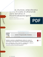 Synthesis, structures, antiproliferative activity of a