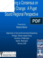 Developing A Consensus On Climate Change: A Puget Sound Regional Perspective