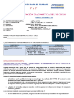 EVALUACIÓN DIAGNÓSTICA 1° y 2° EPT