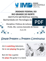 Universidade Federal Do Rio Grande Do Norte: Instituto Metrópole Digital Bacharelado em Tecnologia Da Informação