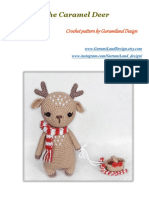 The Caramel Deer: Crochet Pattern by Gurumiland Design