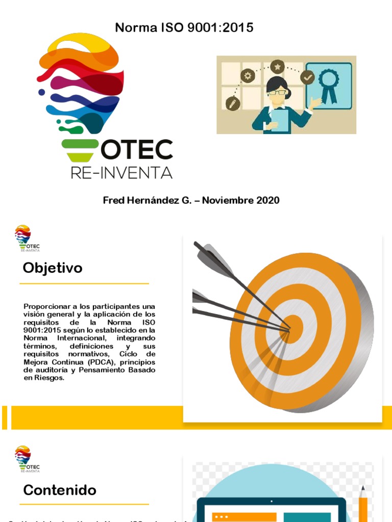 Curso ISO 9001:2015 para Profesionales | PDF | Calidad (comercial ...