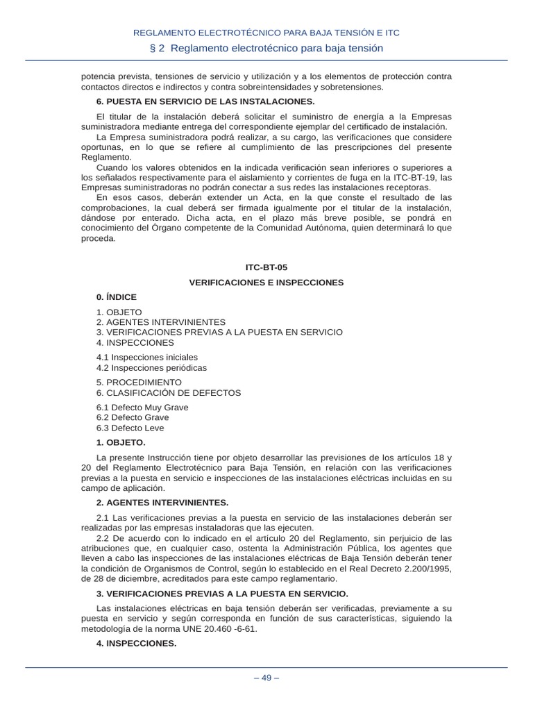 ITC-BT-05 Document Overview | PDF