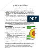 Estrutura interna da Terra em 3 zonas