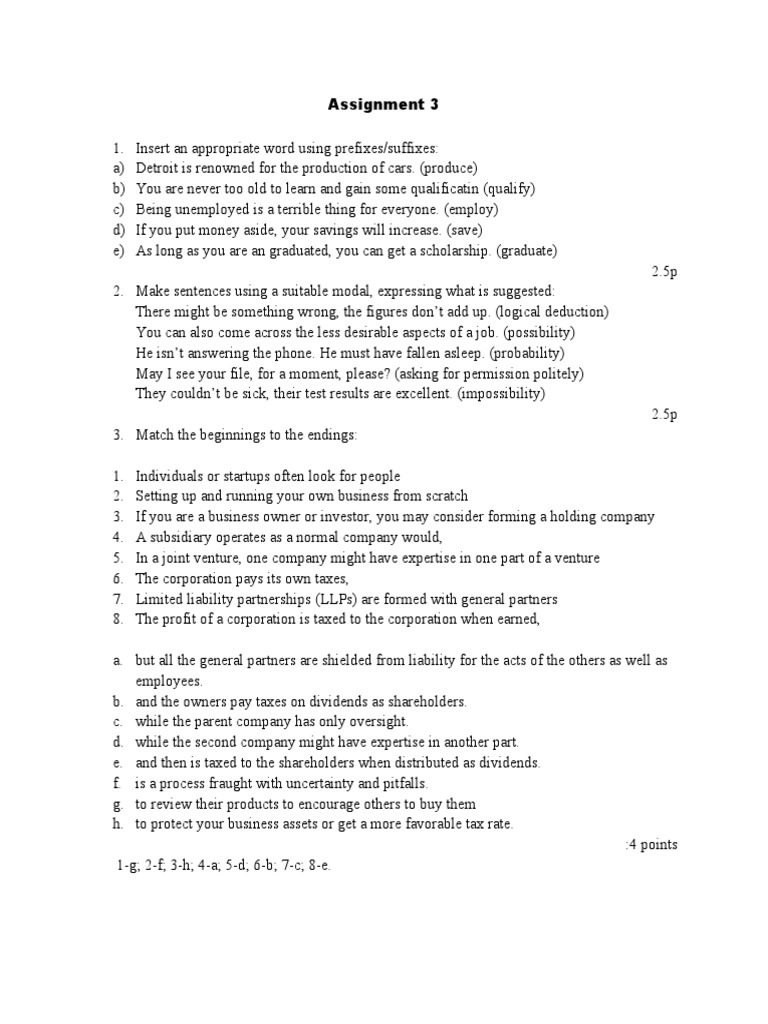 Assignment 3 - MNG1 | PDF
