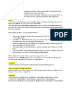 Fluid Imbalance