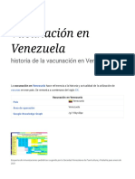 Historia vacunación Venezuela