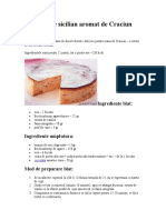 Cheesecake Sicilian Aromat de Craciun