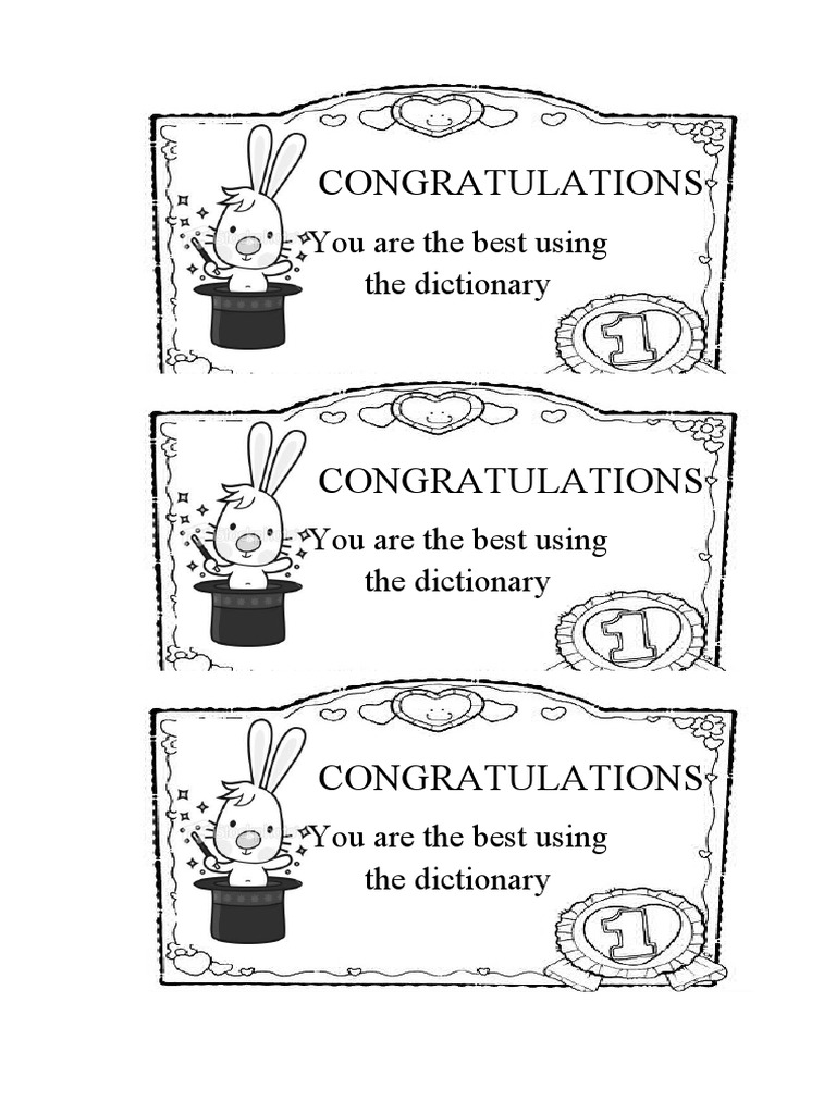 Congratulations | PDF | Language Arts & Discipline | Foreign Language ...